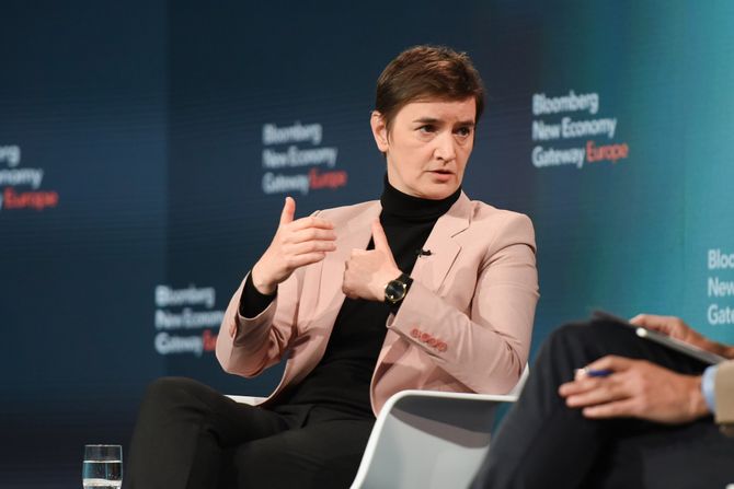 Ana Brnabić Blumberg Bloomberg New Economy Gateway Europe