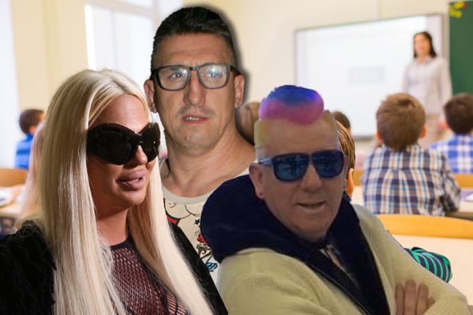 Goran Žižak, DJ Krmak, Jelena Karleuša, Kristijan Golubović, škola