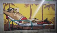 Mural Tita u kupaćim gaćama izazvao pažnju: Autor Boris Bare za Telegraf.rs otkrio kako je nastao