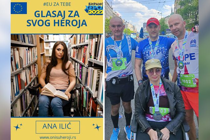 Ana u invalidskim kolicima prešla maraton