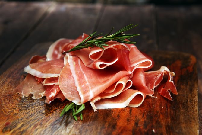 pršuta, meso, prosciutto