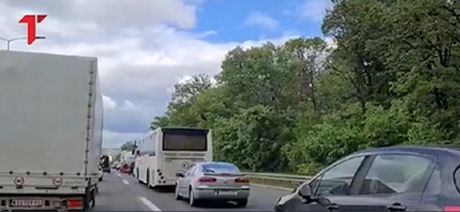 Plavi most, autoput, gužva