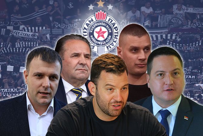 KK Partizan Branko Ružić Husein Memić Rasim Ljajić Filip Filipović Saša Pavlović