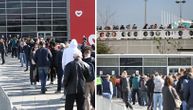 Partizan fans wait in lines for hours in front of Arena before tickets go on sale: Real Madrid's in for "hell"