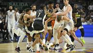 Evroliga izdala saopštenje povodom tuče na meču Partizan - Real Madrid