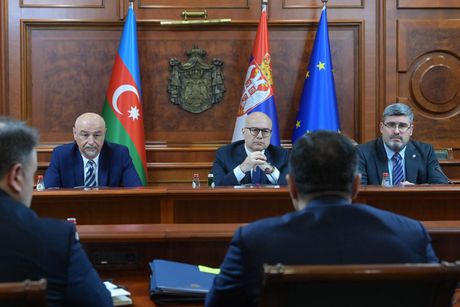 Miloš Vučević sa delegacijom Azerbejdžana