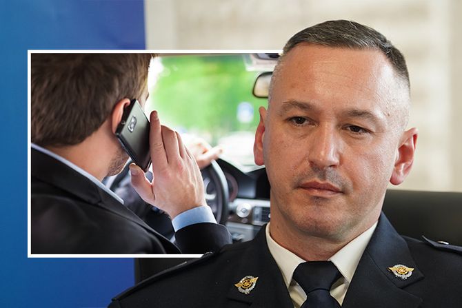 Dejan Stević mup, telefon mobilni u kolima