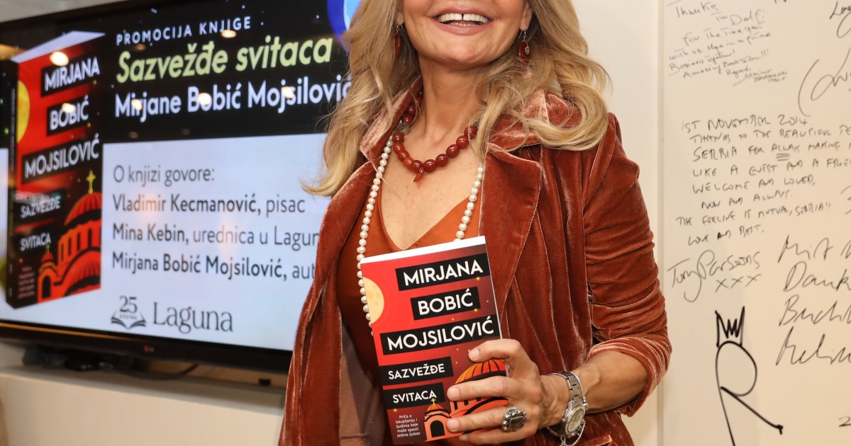 Mirjana Bobić Mojsilović promovisala roman Sazvežđe svitaca - Telegraf.rs