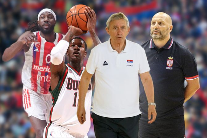 Džon Holand, Royal Ivey Rojal Ajvi,, Svetislav Pešić i Sale Đorđević Džon Holand, Royal Ivey Rojal Ajvi,, Svetislav Pešić i Sale Đorđević