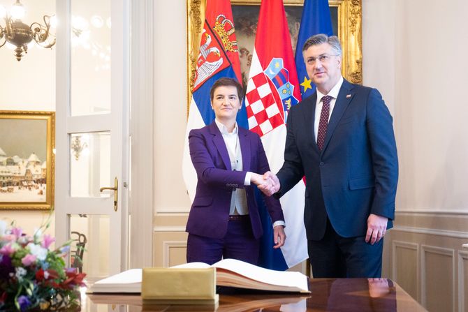 Andrej Plenković, Ana Brnabić