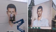 Đaci, svaka vam čast: Mural posvećen Noletu osvanuo na zidu Tehničke škole u Lazarevcu