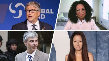 Bill Gates  Larry Page   Oprah Winfrey  Vera Wang