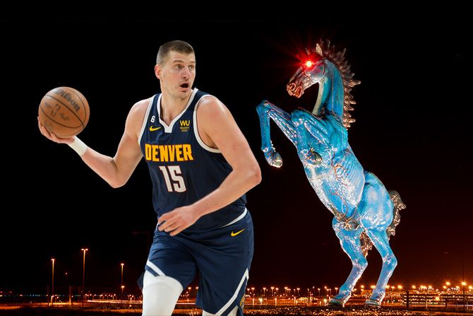 Plavi konj u Denveru, Blucifer Denver, Nikola Jokić