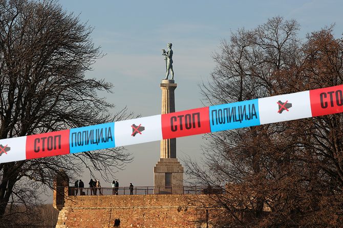 Kalemegdan policijska traka