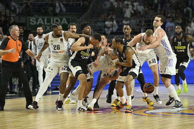 Geršon Jabusele, KK Real madrid, KK Partizan Geršon Jabusele, KK Real madrid, KK Partizan