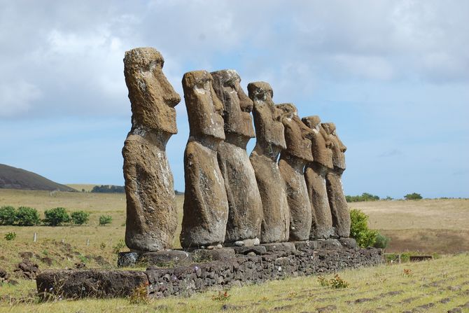 moai figure, uskršnje ostrvo