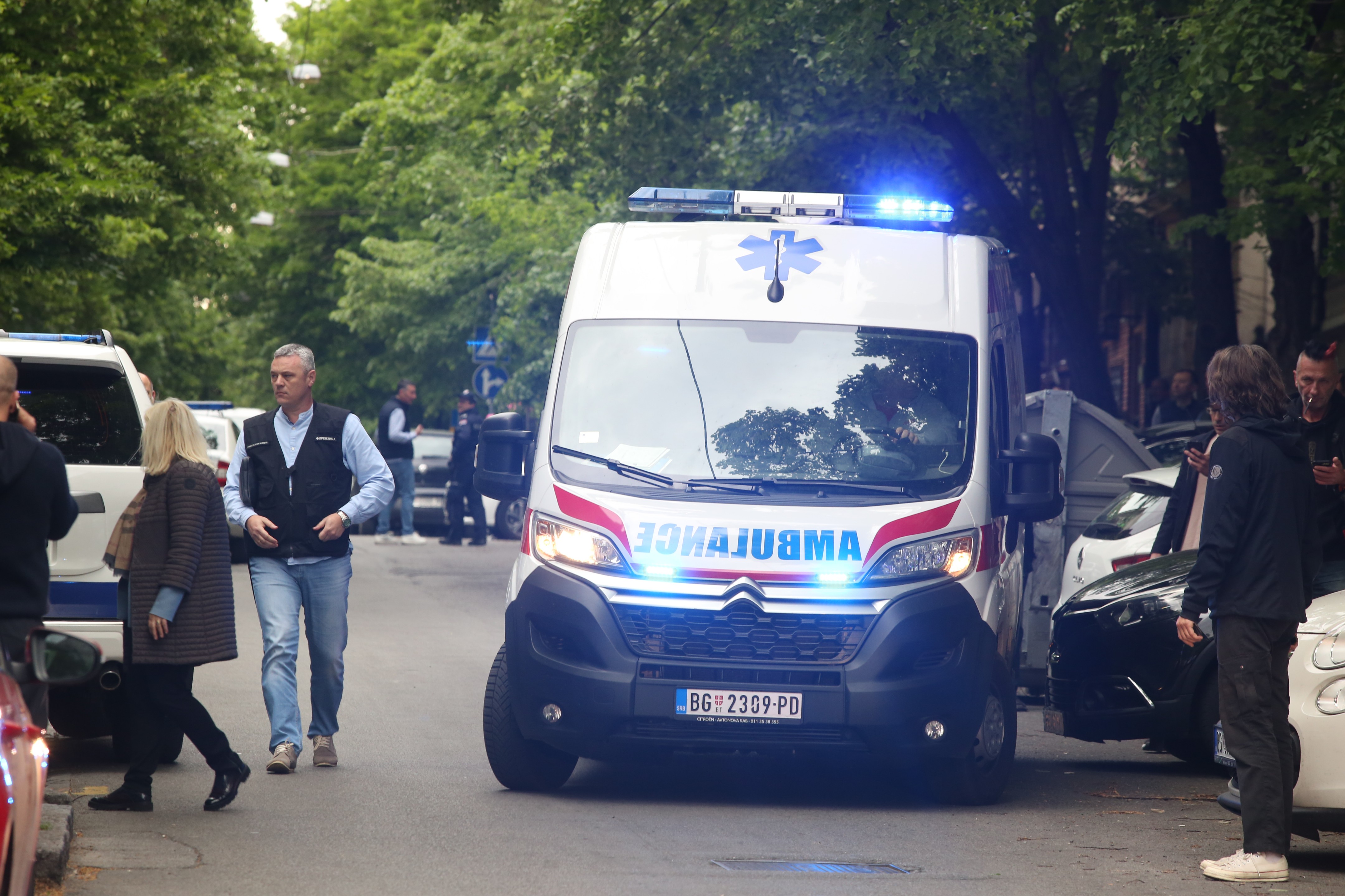 First photos of horror after Belgrade school shooting - Telegraf.rs