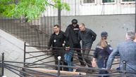 Videos of police apprehending a student who killed 8 schoolmates and a guard in Belgrade elementary