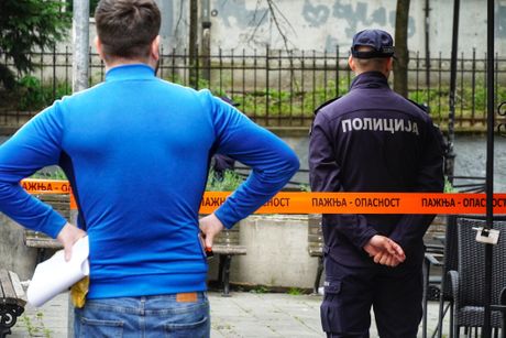 Pucnjava u školi u Beogradu, policijska traka, policija