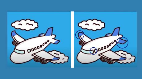 Pronađi razlike avion