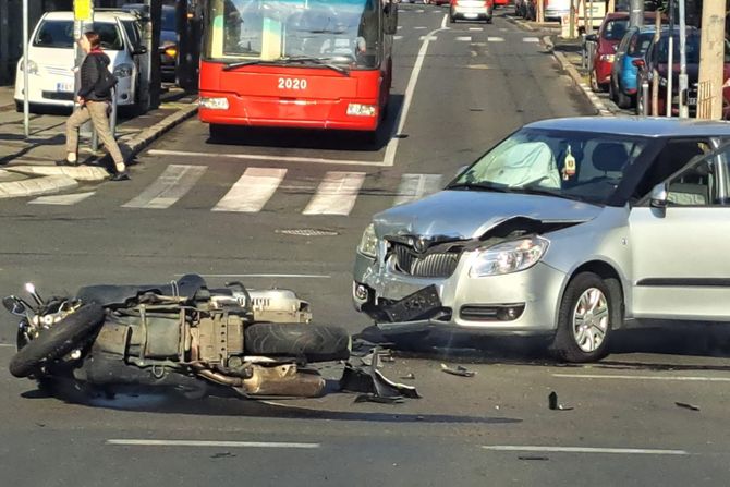 Saobraćajna nesreća u Beogradu