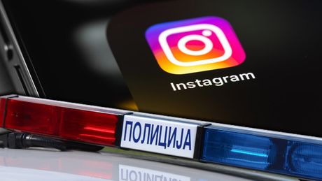 Instagram pretnja policija