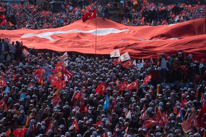 Redžep Tajip Erdogan miting Turska