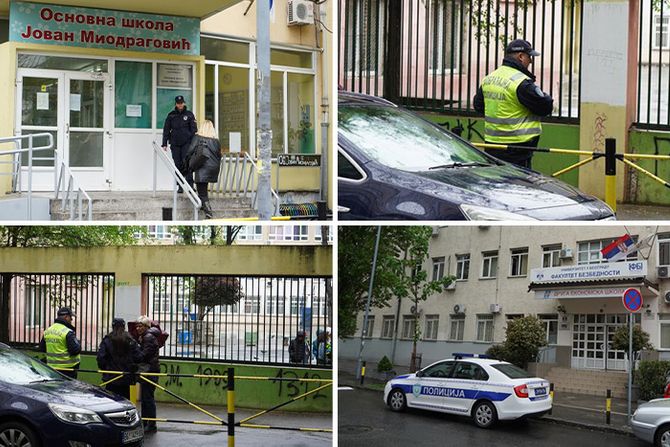 Policija obezbedjuje skole