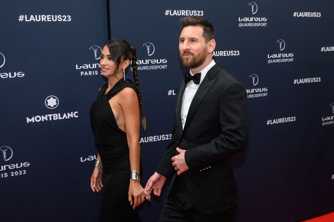 Antonela Rokuco, Lionel Mesi, Laureus 2023