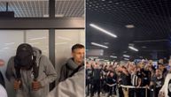 Grobari grmeli na dočeku Partizana, Lesor zaplakao tokom pesme navijača na aerodromu