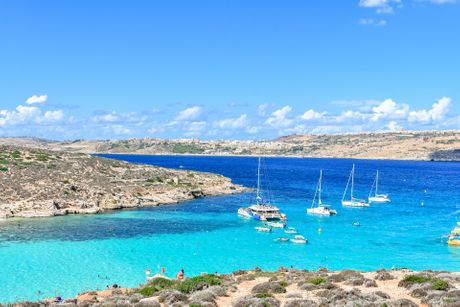 Plaža Plava laguna, ostrvo Komino, Malta