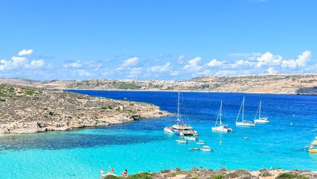 Plaža Plava laguna, ostrvo Komino, Malta