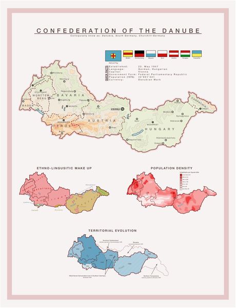 Drugi svetski rat, Podela Nemačke, Vinston Čerčil, Dunavska Federacija