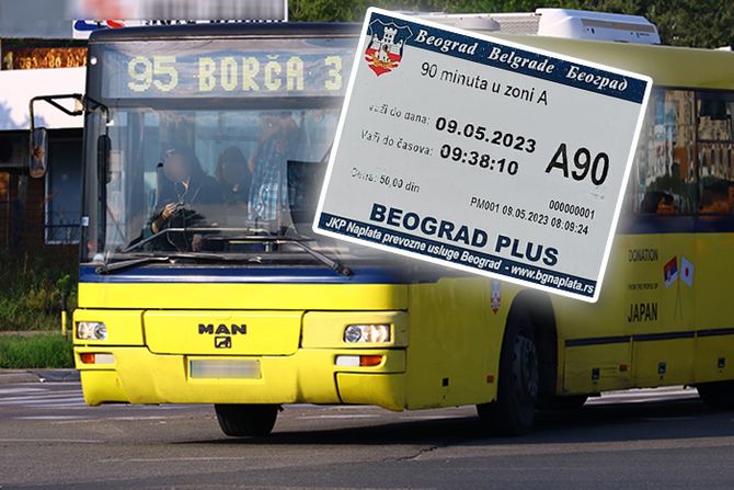 Autobus Beograd Plus Gradski prevoz naplata karta karte