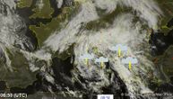 Serbia influenced by strong cyclone with center over Italy: It brings sand from the Sahara, and something else