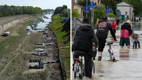 Suša poplave Italija