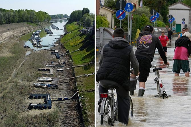 Suša poplave Italija