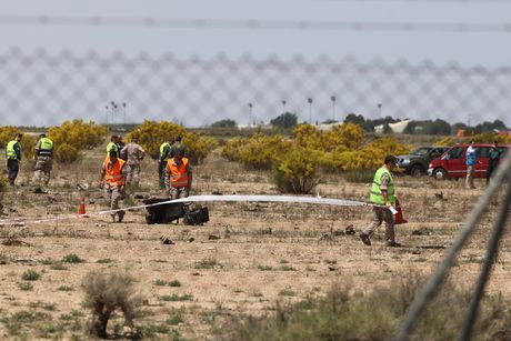 Pad F-18 u bazi u Saragosi