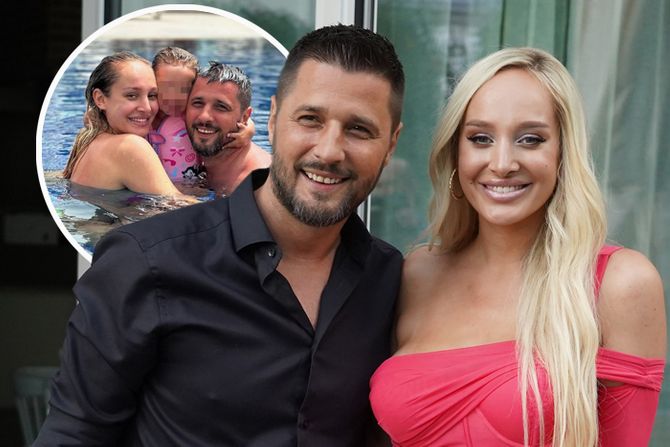 Marko Miljković Luna Đogani i ćerka Marko Miljković Luna Đogani i ćerka