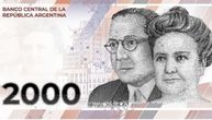 Ovo je najveća novčanica u Argentini: Novih 2.000 pezosa vredi samo 4 dolara