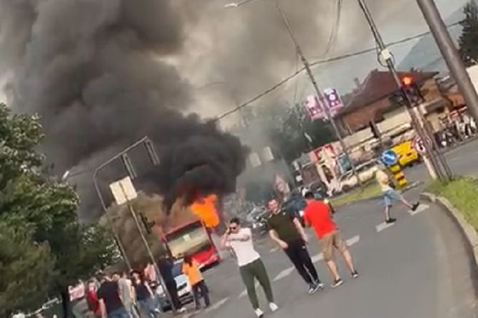 Niš autobus požar