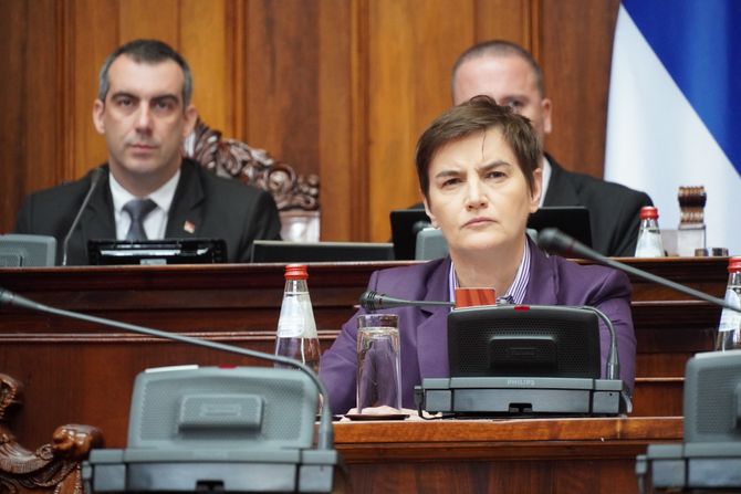 Skupštine Srbije sednica bezbednost Ana Brnabić