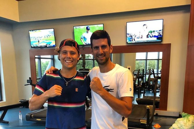 Aleksandar Kovačević, Novak Đoković Aleksandar Kovačević, Novak Đoković