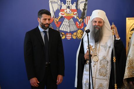 Aleksandar Šapić i patrijarh Porfirije