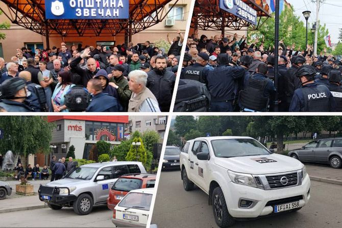 Kosovska policija ušla u zgradu opštine Zvečan