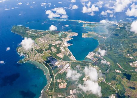 Guam američka baza Američka vojna baza na ostrvu Guam
