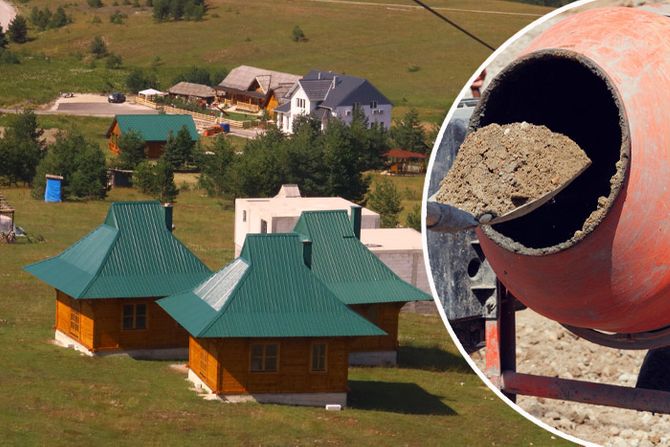 Zlatibor i mešalica za beton