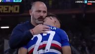 Deki Stanković grlio svog igrača, ovaj plakao "kao kiša" dok je napuštao teren
