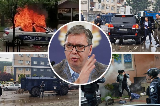 Kosovo Leposavić Kosovska policija neredi, Aleksandar Vučić