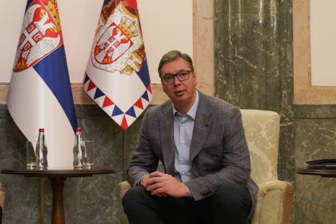 Predsednik Srbije Aleksandar Vučić